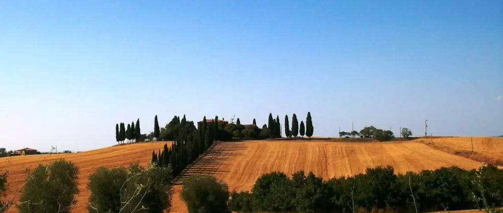 Veduta delle colline toscane