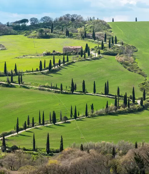 Vista delle colline toscane